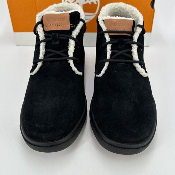Timberland Men\'s Ashwood Park Warm-Lined Suede Chukka Boots sz 11 Black Lace-up main image 4